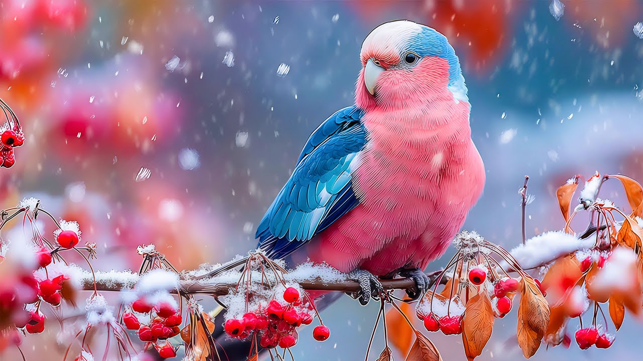 Gentle Snowfall & Birdsong - Piano Music for Peaceful Mind & Heart Healing ❄️🎶