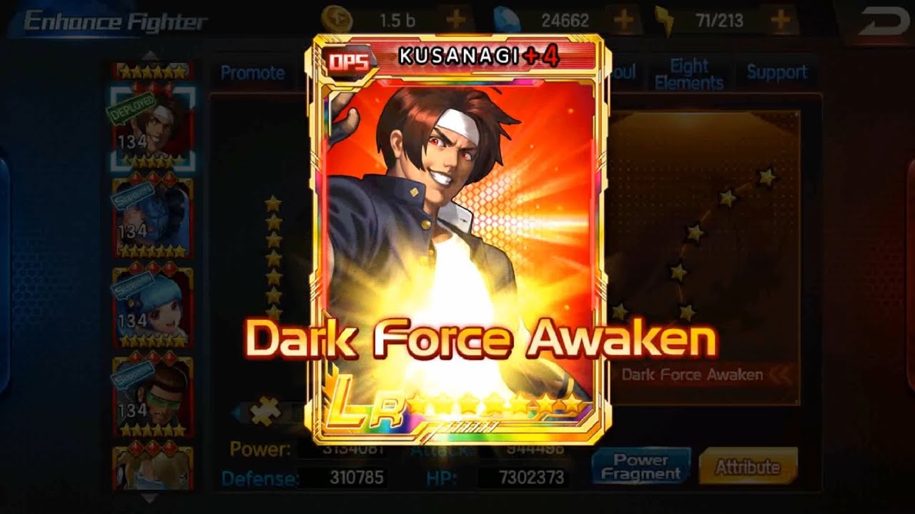 KOF'98 UM OL ♥ Obtaining and evolving Kusanagi to 7 stars ✰✰✰✰✰✰✰