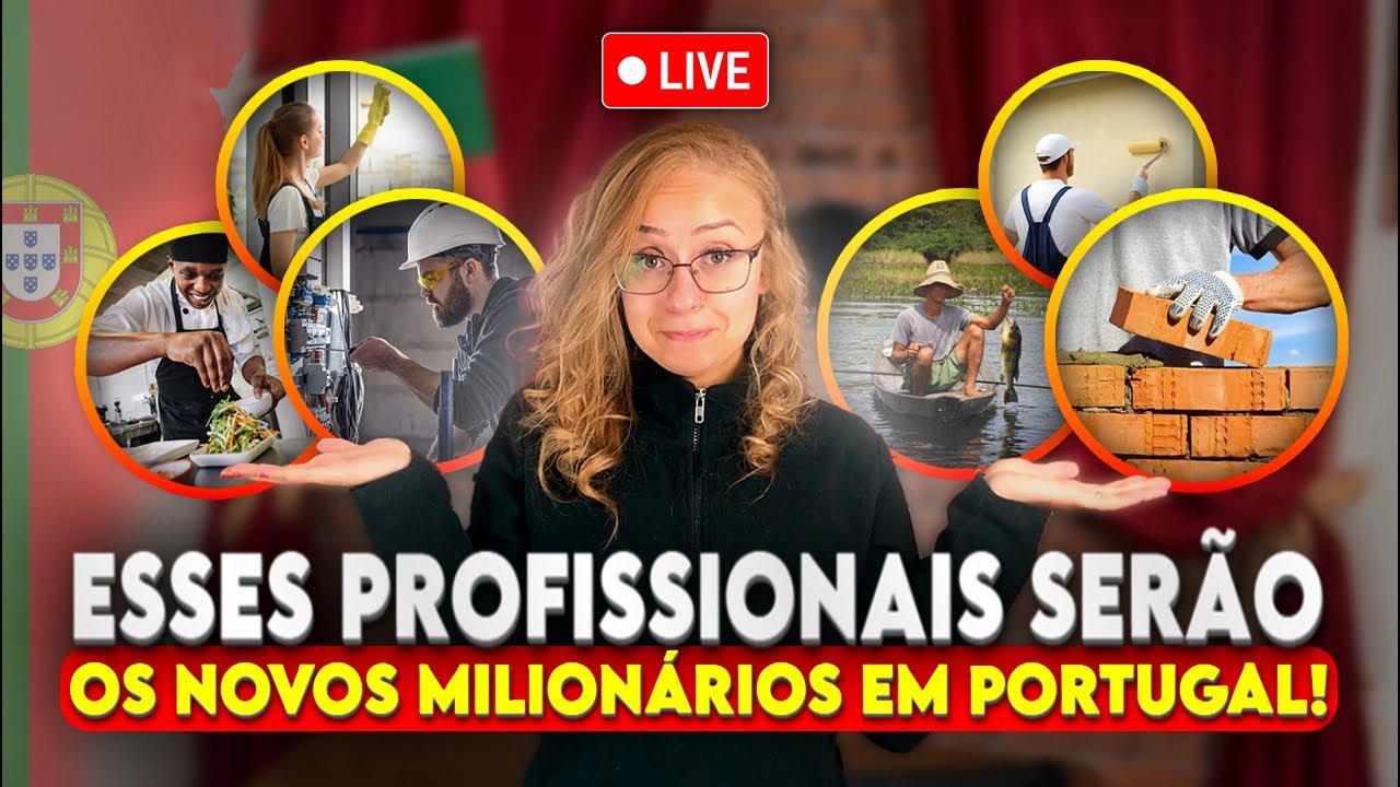 Portugal precisa com urgência desses profissionais e paga bem !
