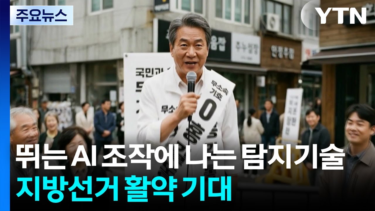뛰는 AI 조작에 나는 탐지기술...지방선거 감시 나선다 / YTN