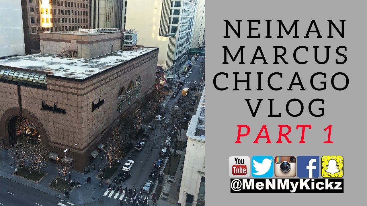 Neiman Marcus Chicago Vlog  Part 1 I Designer Shoes I Exploring Visiting Magnificent Mag Mile