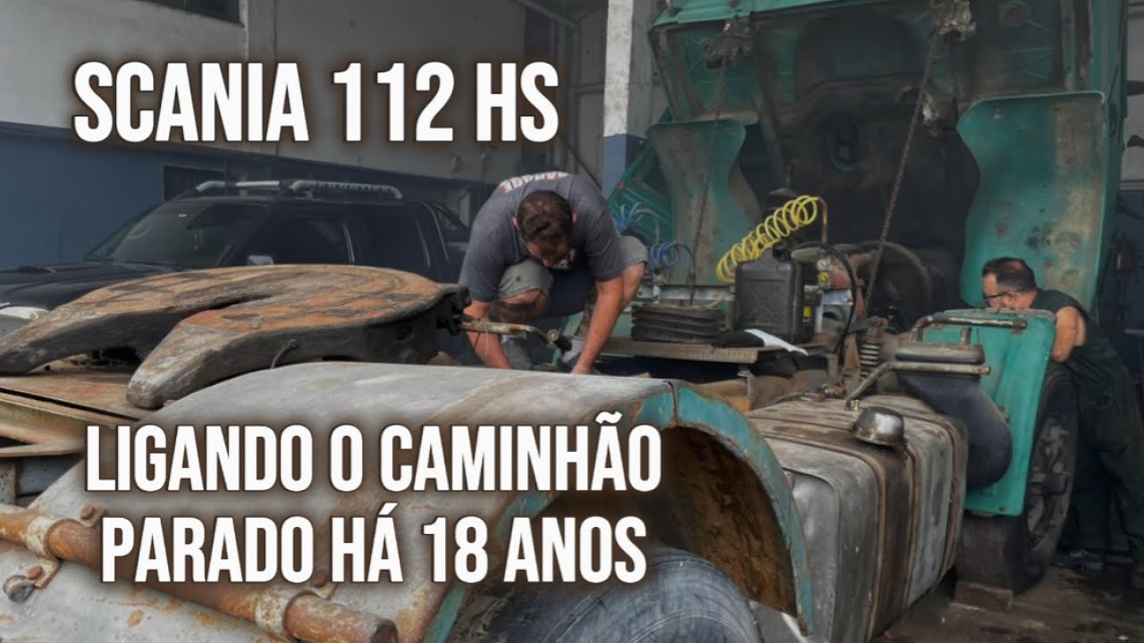 Tentando funcionar o motor parado há mais de 18 anos.. EP. 02 Scania 112 HS