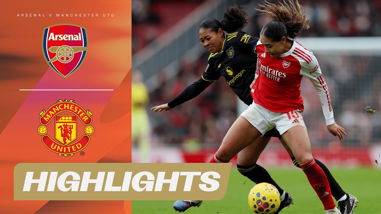 Red Devils Slow Down Gunners With Away Point | Arsenal v Manchester United | Barclays WSL 25/26