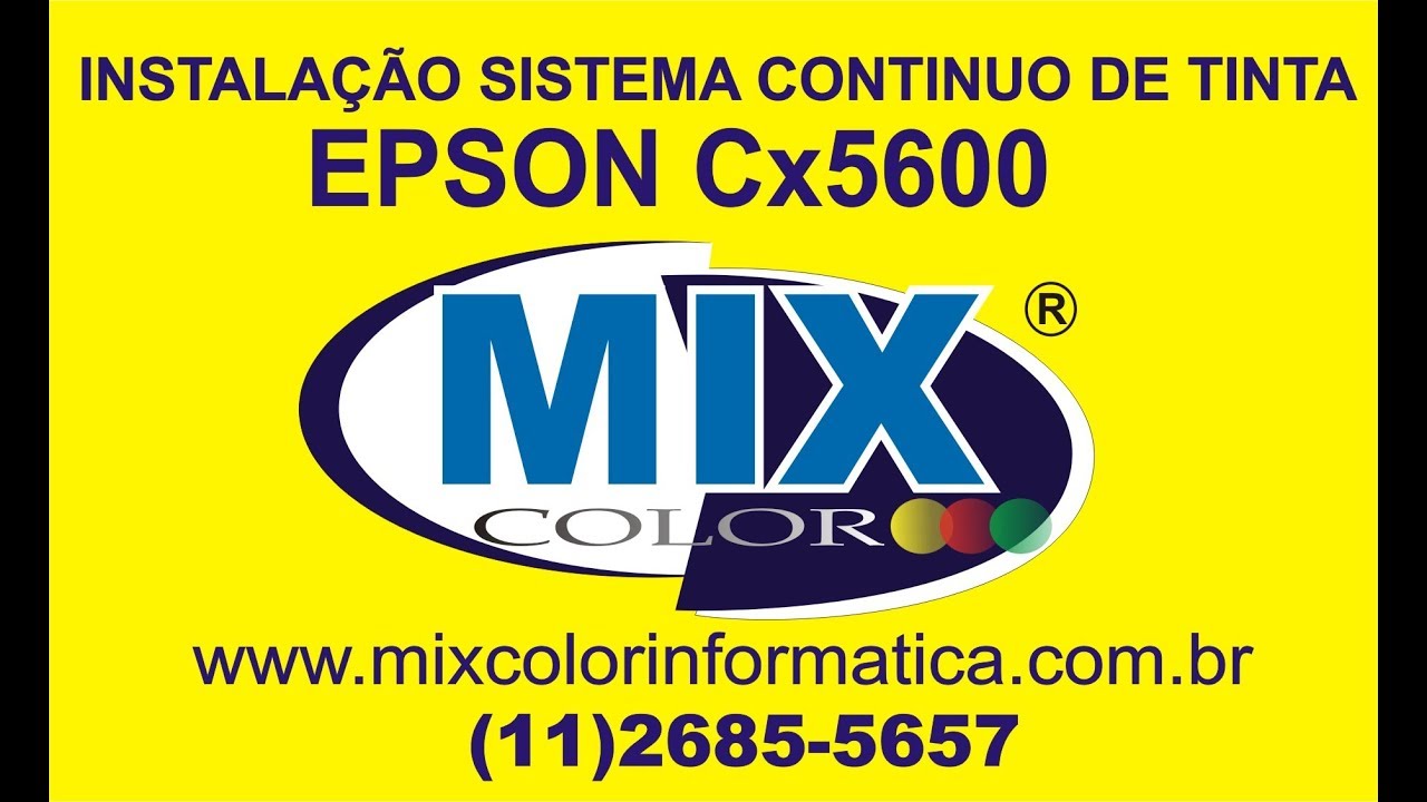 INSTALAÇÃO DO BULK INK CX5600