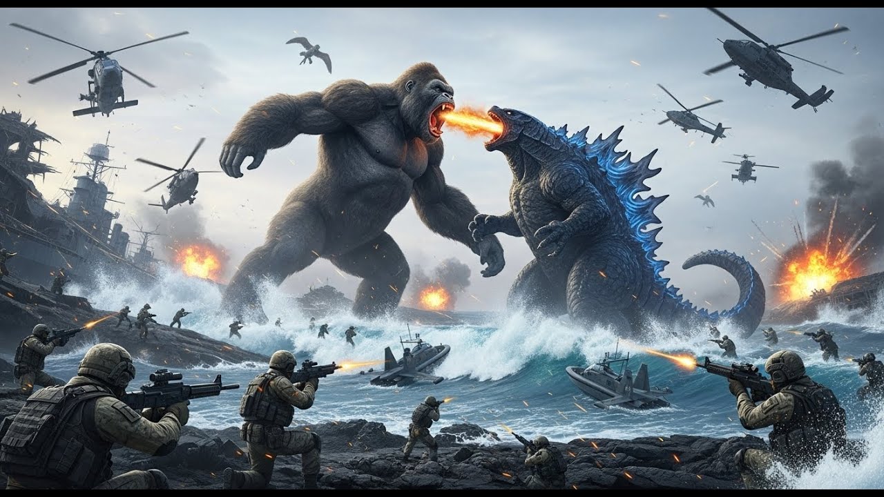 EPIC! King Kong & Godzilla vs Special Forces: The Ultimate Land and Sea Clash