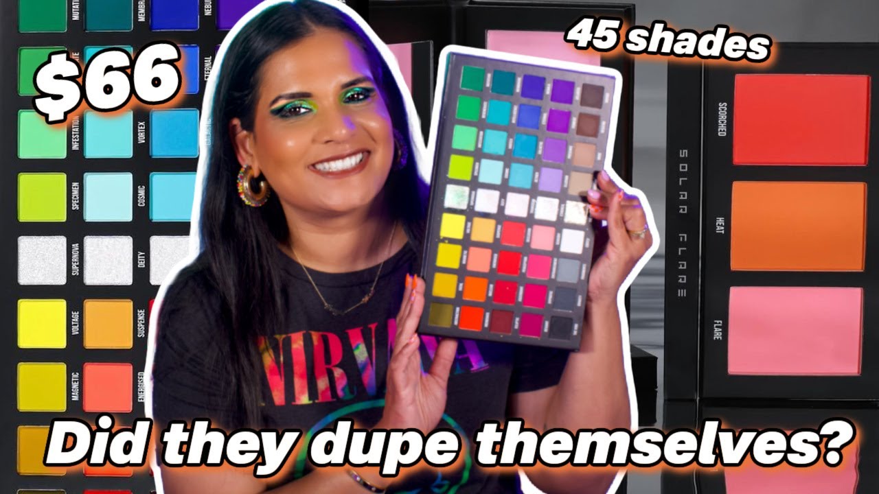 Blend Bunny x Ellis Atlantis Collaboration Collection - Swatches, Eye Look & First Impressions 🌈
