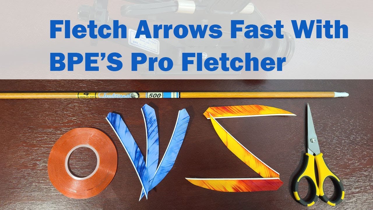 Fletch your own arrows with ease! BPE Pro Fletcher setup and demo