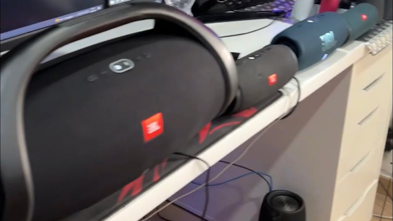 12 JBL connected at the same time 🤯😱🔊