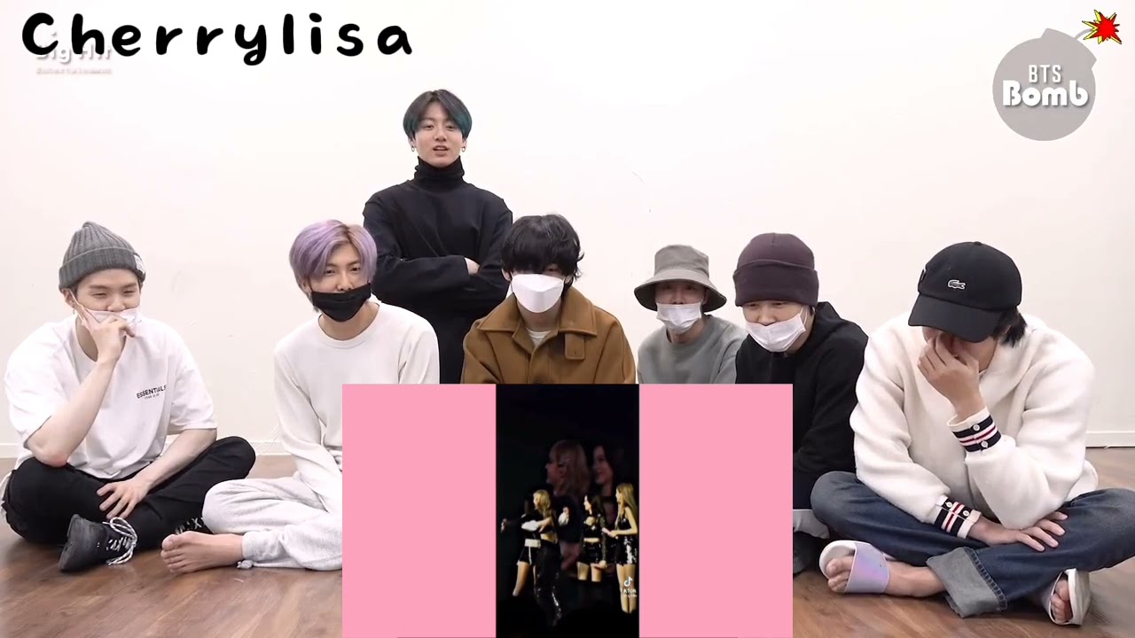 BTS reaction to Blackpink jenlisa TikTok | Part 1 | ( FMV).#blackpink#btsreaction