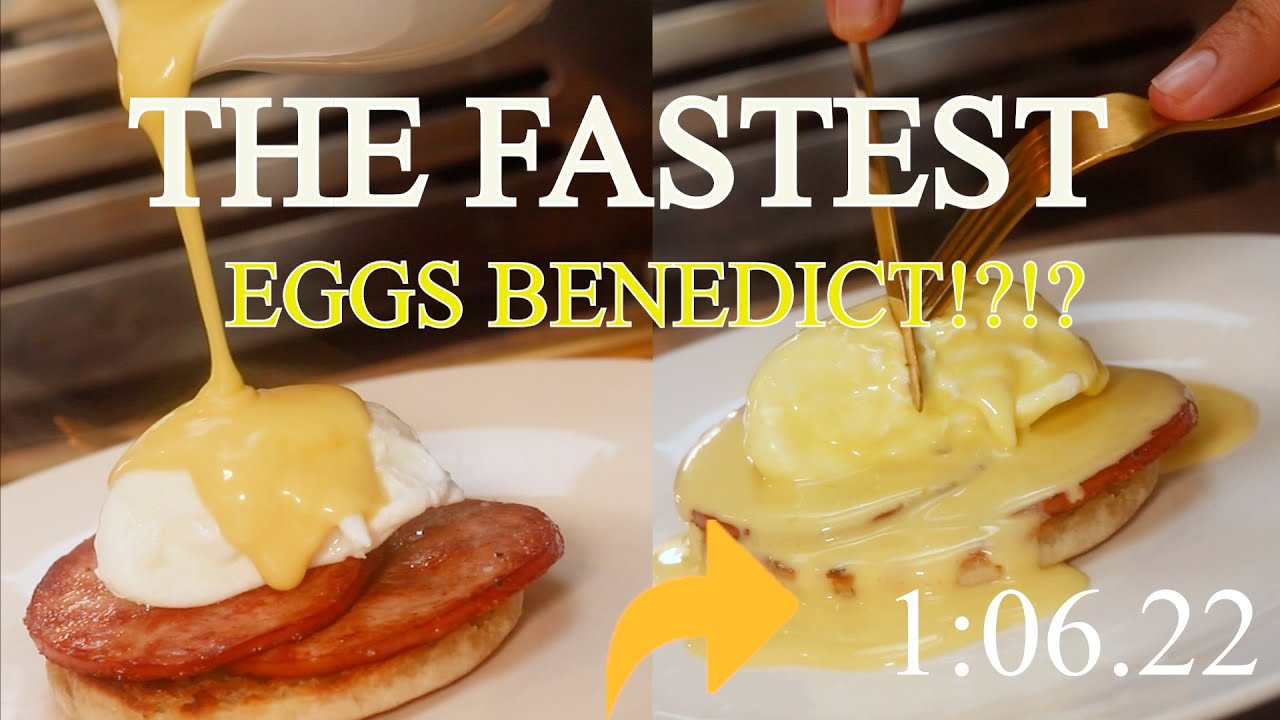 Made The Fastest Eggs Benedict Before Work!