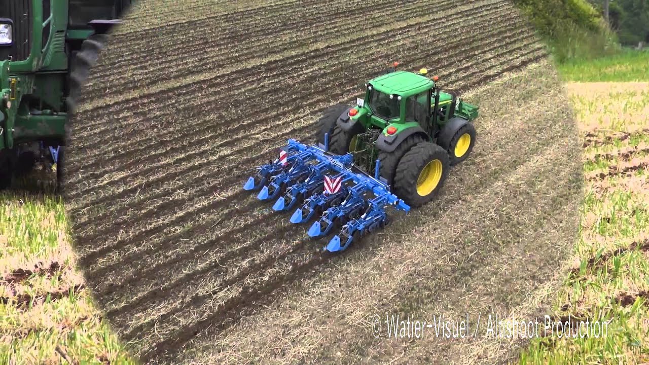Pr&eacute;paration de sol localis&eacute;e sans labour au Strip Till pour semis de ma&iuml;s