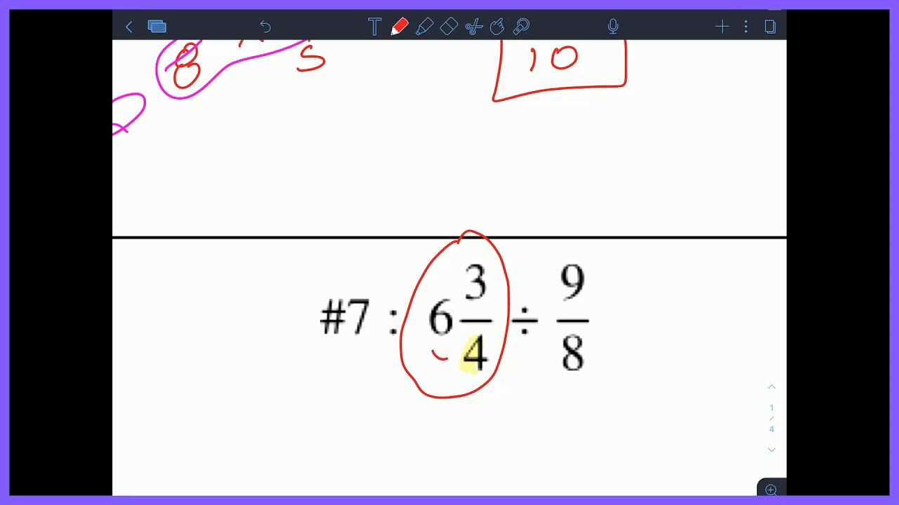 Dividing Fractions - Practice Quiz