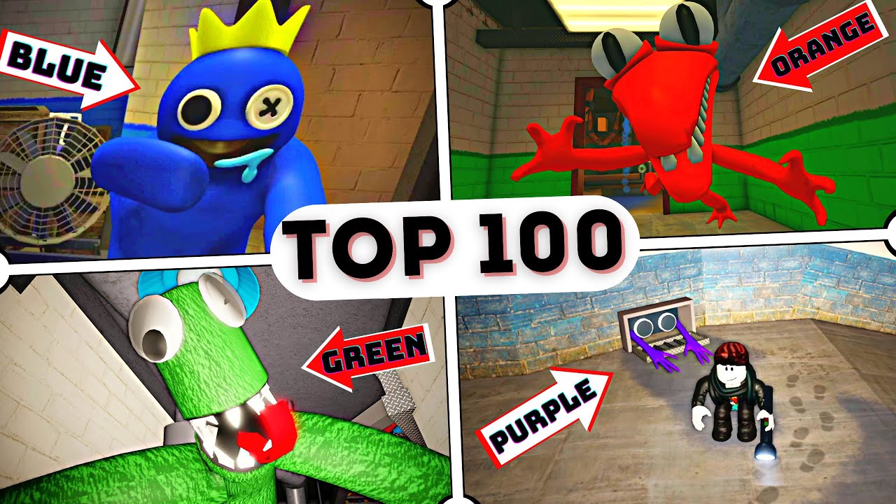 TOP 100 Rainbow Friends - Funny Moments #1