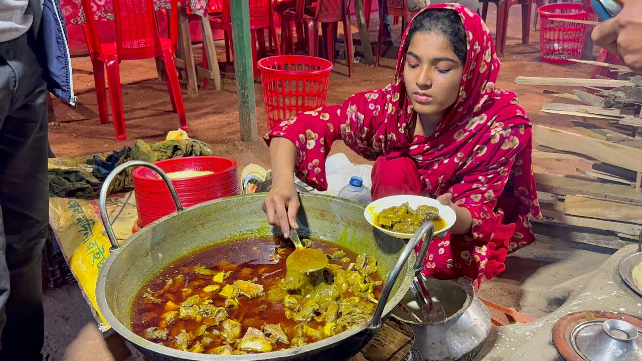 Famous Shakila&rsquo;s Homemade Spicy Duck Curry Recipe Of Purbachal - Bangladeshi Street Food