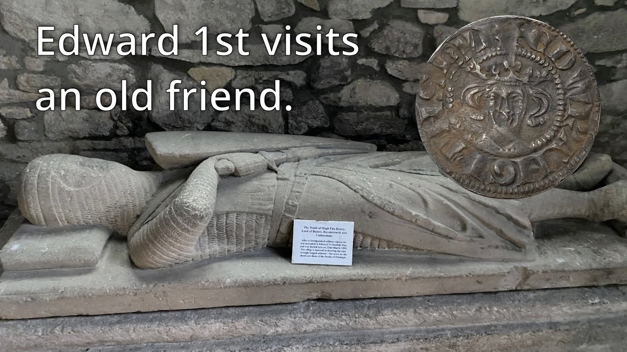 Edward 1st friend, Hugh Fitz Henry.  Romaldkirk Saxon Church.  Crusader Knight, Templar Connection.
