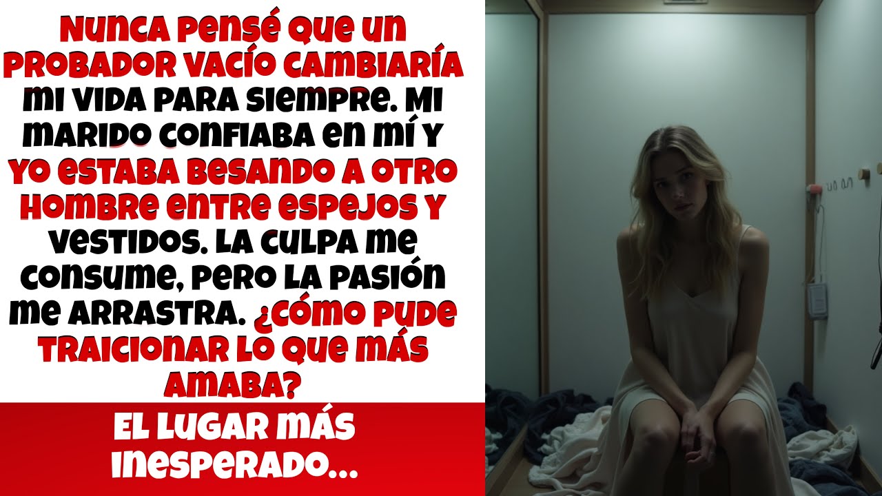 Nunca imaginé que un probador sería el lugar de mi traición