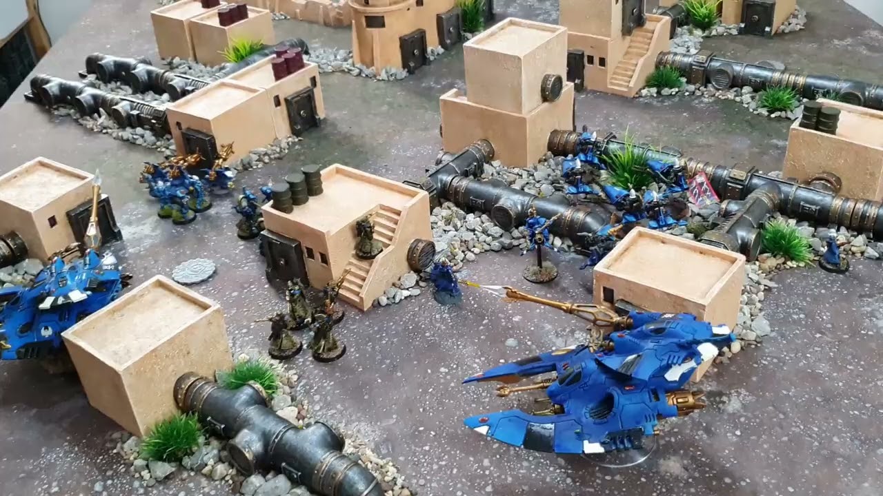 Space Marines vs Craftworld Eldar, Warhammer 40k battle report