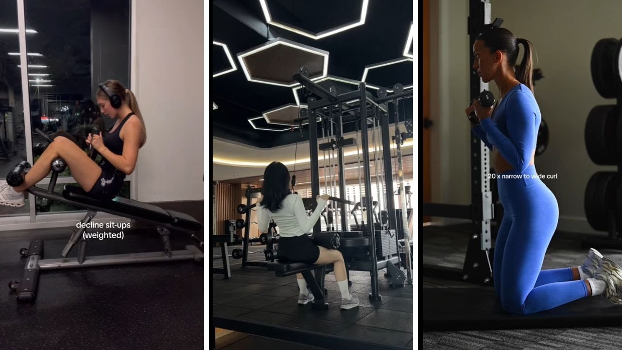 GYM time with me tiktok compilations