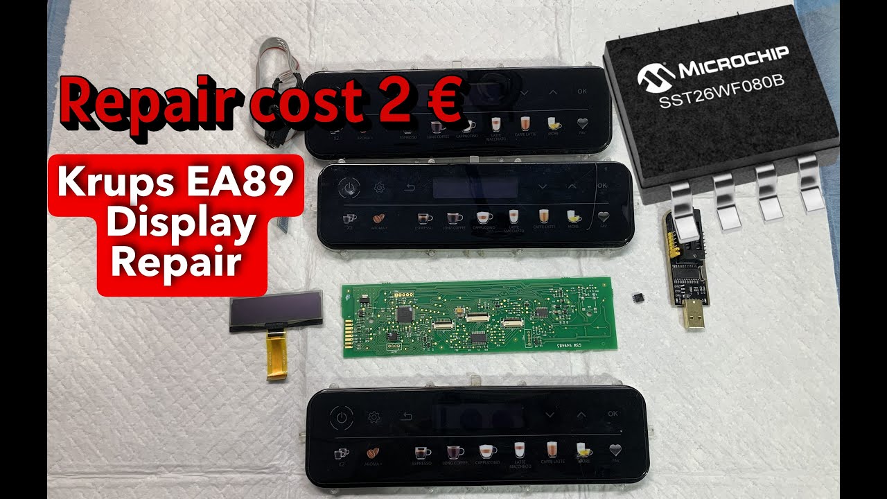 Krups EA89- Display Repair- What to do if replacing display does not work - My case