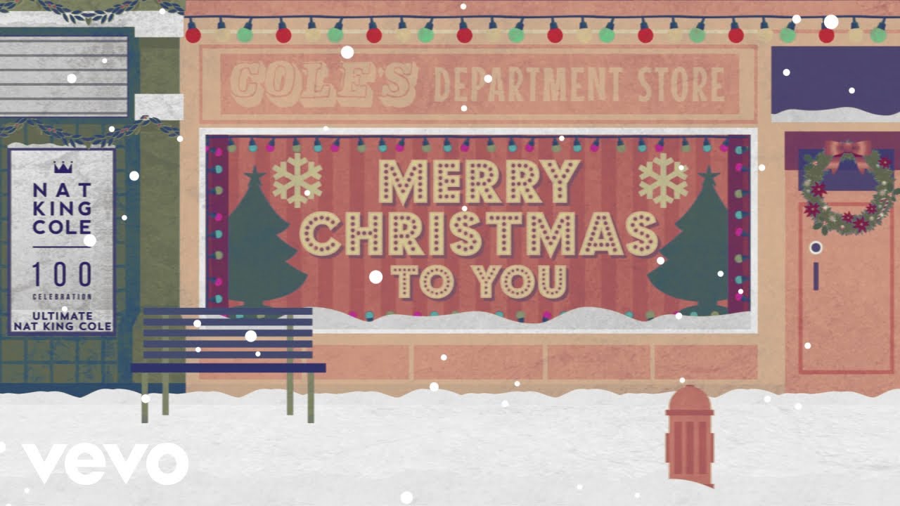 Nat King Cole - The Christmas Song (Merry Christmas To You) (Lyric Video)