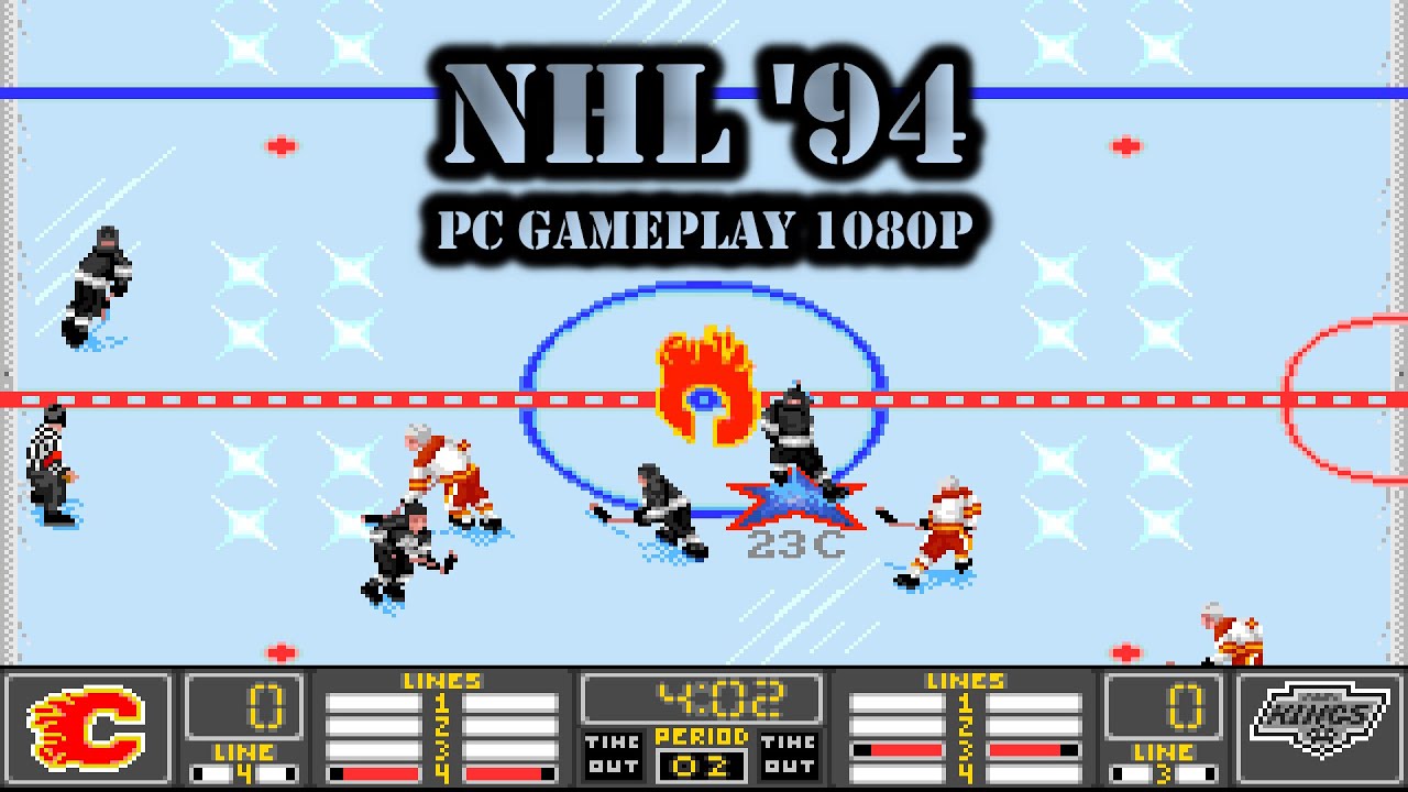 Old Games - NHL '94 (NHL Hockey DOS) / #34 LA Kings League  / PC 4K