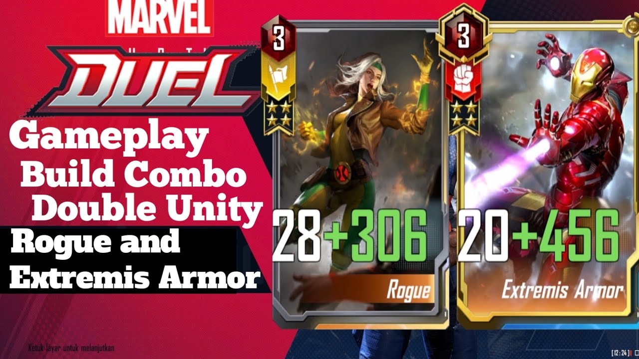 Marvel Duel | Combo Double Unity Rogue and Extremis Armor 