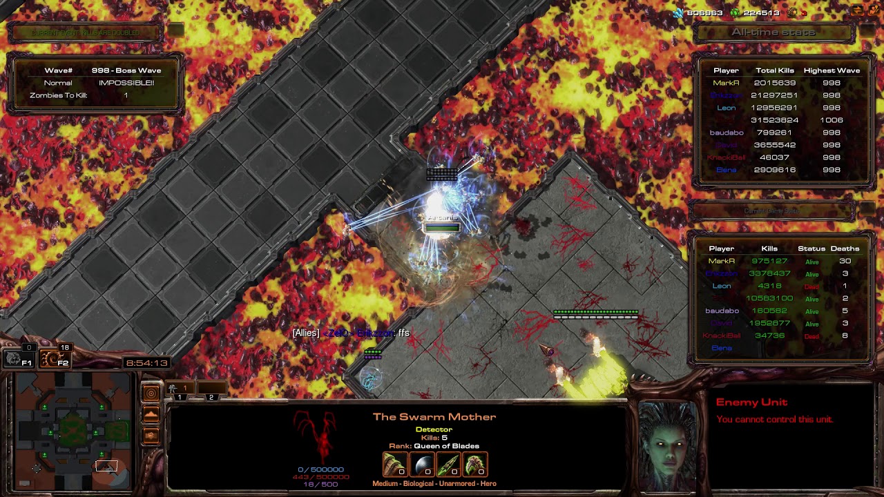 Zombie World: Original - Kerrigan can not be killed - BUGG GAME