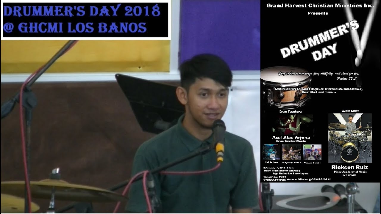 Rickson Ruiz ( Drummer's Day in Laguna 2018 Part 1)