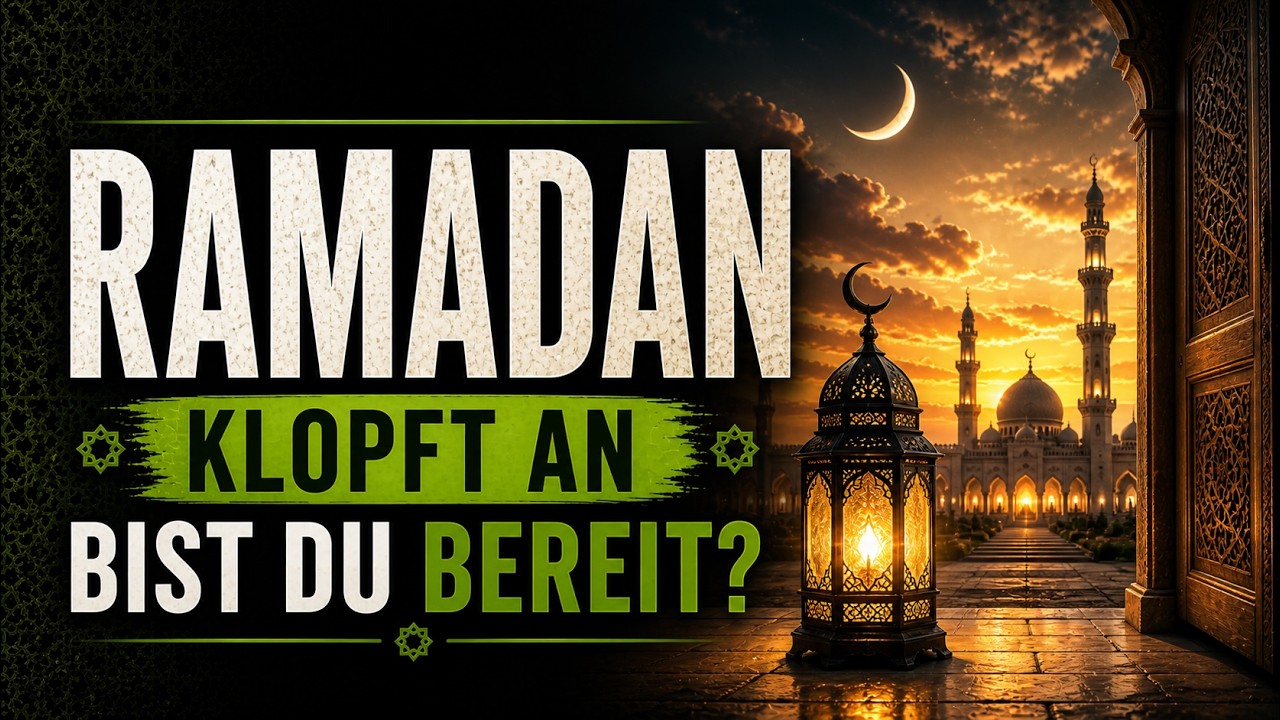Ramadan klopft an - bist du bereit?
