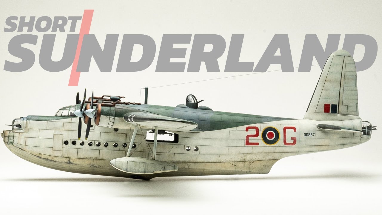 1964 Airfix Short Sunderland 1/72 - FULL BUILD