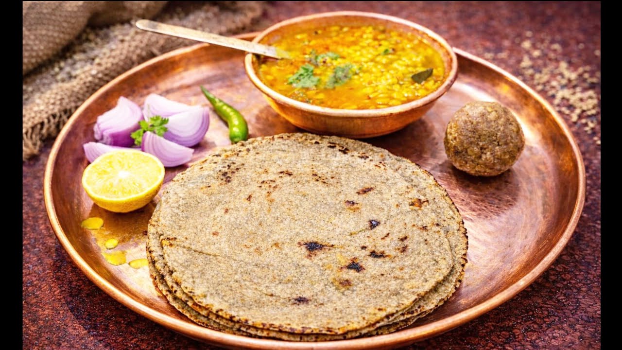 Gluten Free Lunch Thali | सॉफ्ट बाजरे का फुलका Gluten Free Laddu, टेस्टी उड़द दाल Healthy Lunch Reci