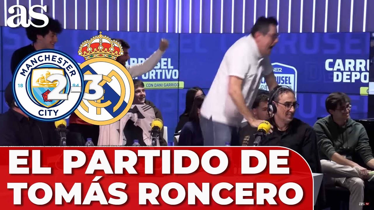 RONCERO, REACCIÓN: del drama a LA GLORIA en el MANCHESTER CITY 2 - REAL MADRID 3