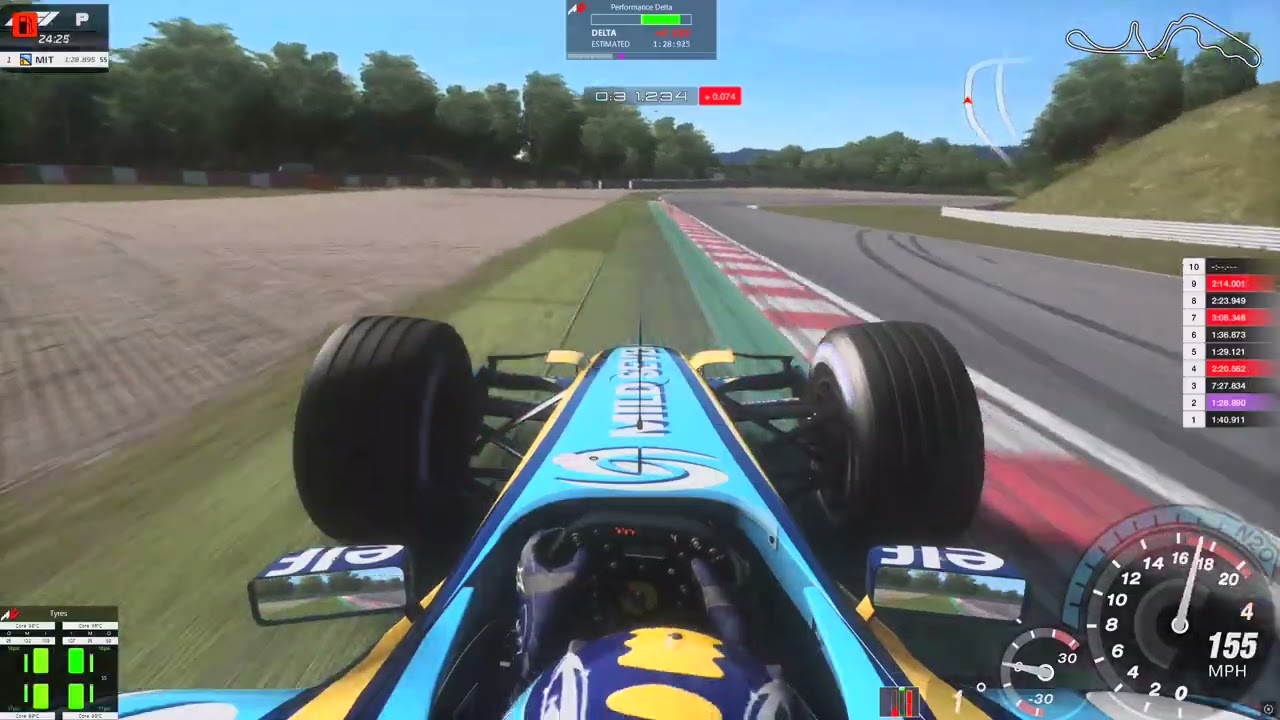 Renault R25 Flying Lap at Suzuka (1:28.438)