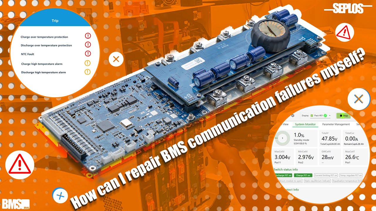 How can I repair BMS communication failures myself?