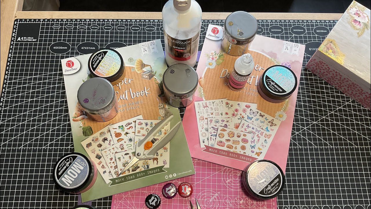 Une idée brico scrap pour utiliser nos blocs de dies cut et nos mousses Mow de chez Action
