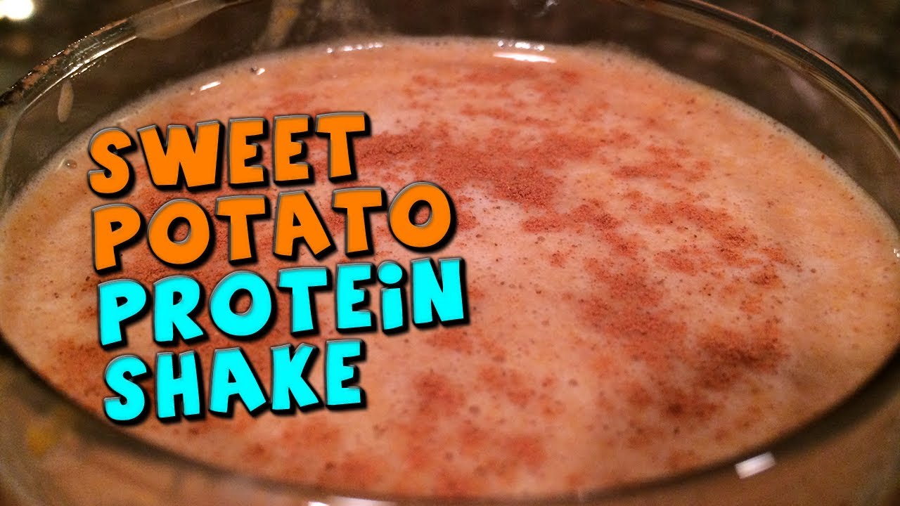 Healthy Sweet Potato Protein Shake