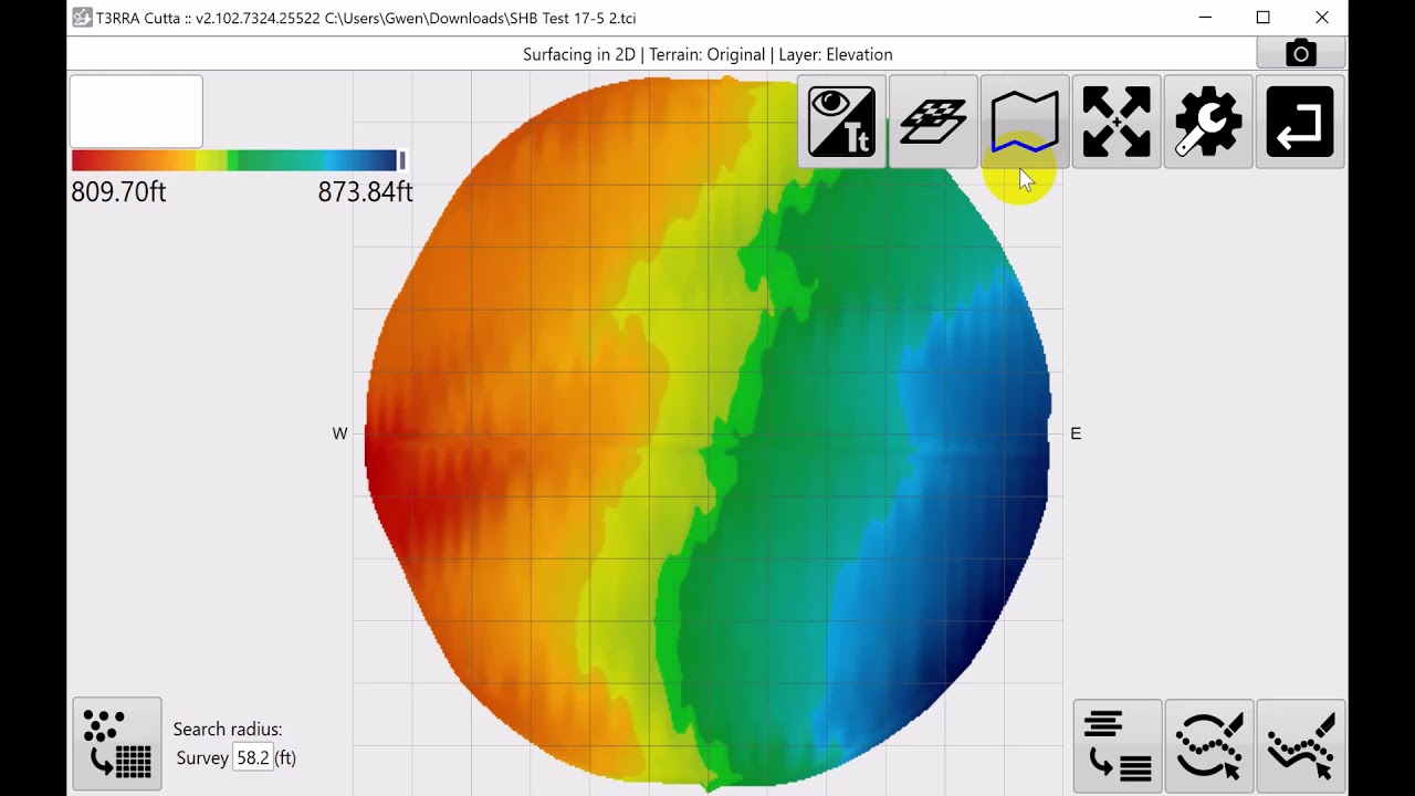 'Shift along path' tool in T3RRA