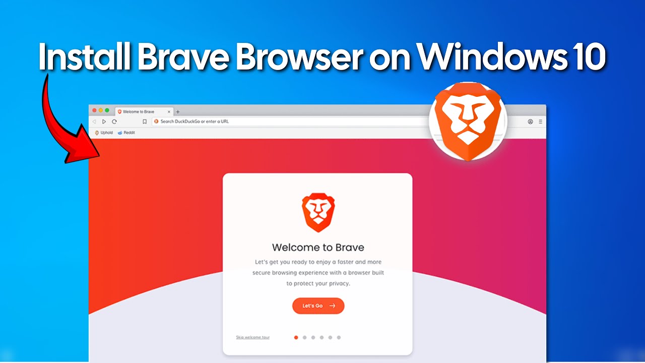 Как установить браузер Brave на Windows 10 | Быстрый и безопасный браузер