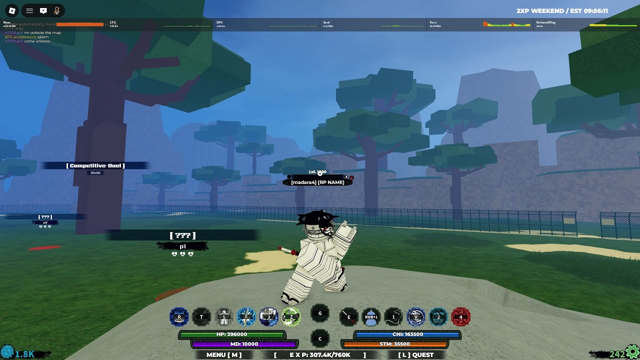 Running fades (shindo life)