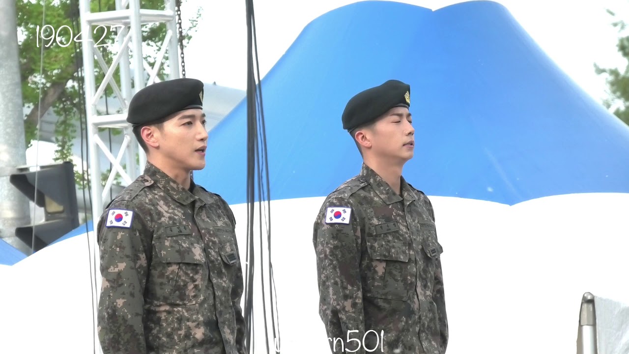 190427 2pm @ 민군화합페스티벌 Junho Wooyoung