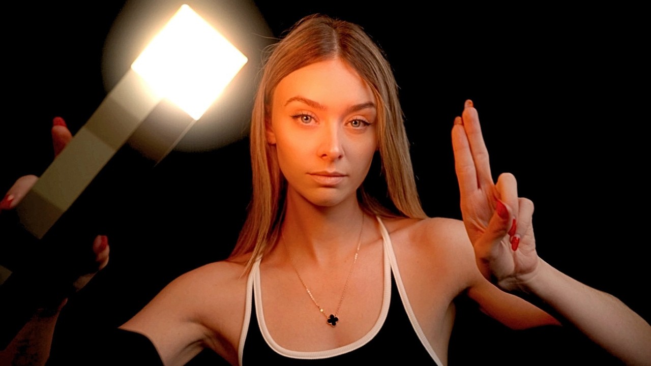 ASMR-осмотр глаз: непредсказуемое обследование | Следуйте моим инструкциям, тесты на фокусировку ...