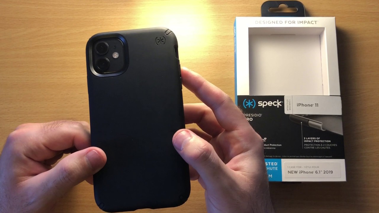 Speck Presidio Pro for iPhone 11 - Thin, Grippy, 13ft Drop Protection!