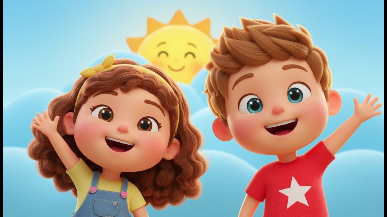 Morning Song 🌅 | Dance with Max & Luna | Nursery Rhyme #viral #viralvideo #kidssong #kids  