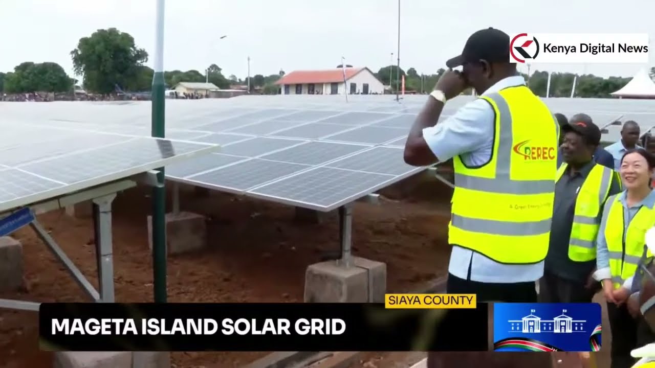 END OF DARKNESS! President Ruto Launches A Multimillion Mageta Island Solar Grid in Siaya!!