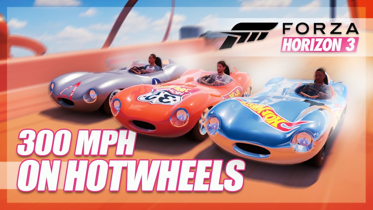 Forza Horizon 3 - 300 MPH on Hot Wheels Tracks!? (Attempt & Crazy Stunts)