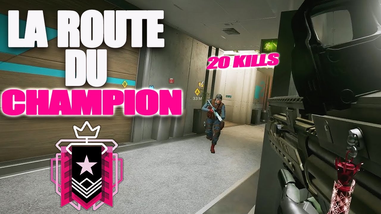LA ROUTE DU CHAMPION EST DE RETOUR JE SUIS À MON PRIME AVEC 20 KILLS EN RANKED ! RAINBOW SIX SIEGE