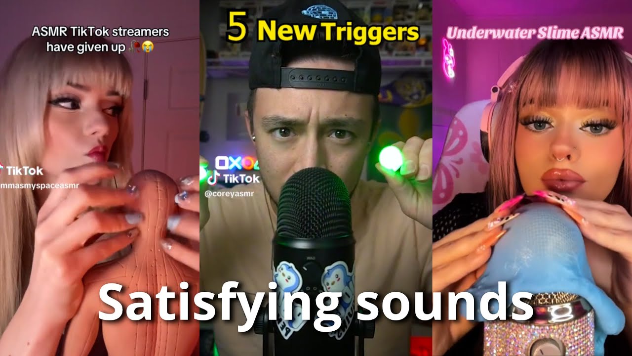 💤🔊 ASMR TikTok Compilation | Trigger Sounds, Tapping, Soft Spoken, Whispers