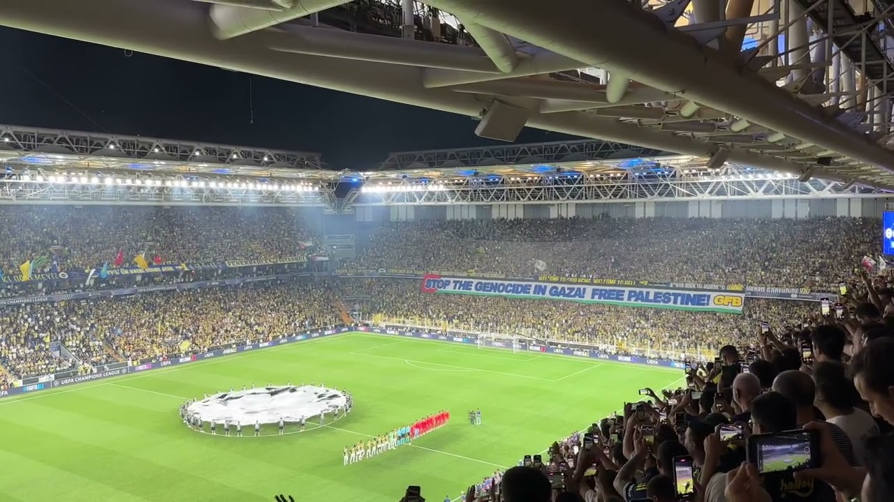 YILLAR SONRA ŞAMPİYONLAR LİGİ! | Fenerbahçe-Benfica Maç Öncesi Şampiyonlar Ligi Seremonisi/Müziği