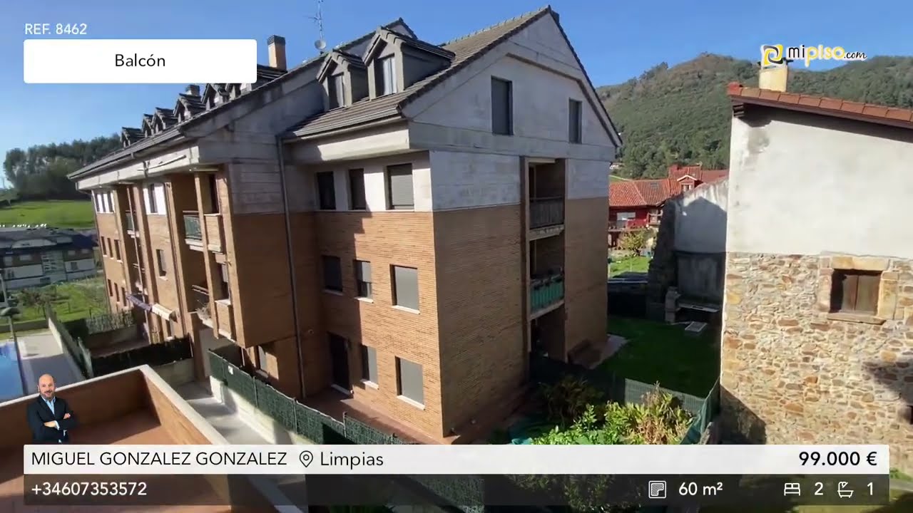 Piso con piscina, garaje y trastero en Limpias (Cantabria)
