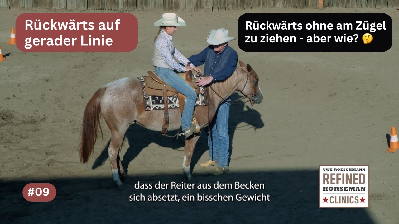 Rückwärts auf gerader Linie - Basic Foundation - Exercise #09